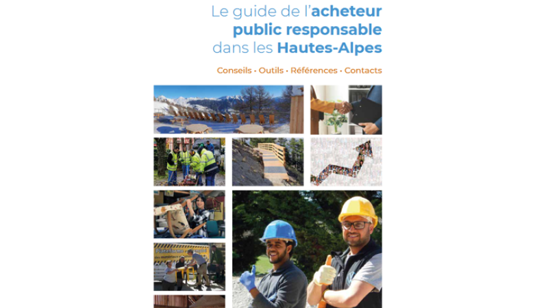 Illustration du guide de l'acheteur public responsable dans les Hautes-Alpes