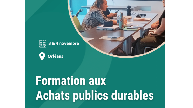 Illustration Formation Achats publics durable Orleans