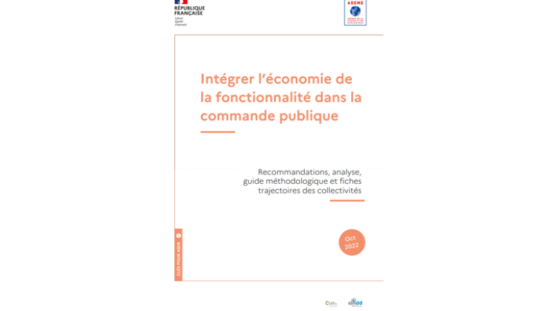 Illustration Guide économie de la fonctionnalité ADEME