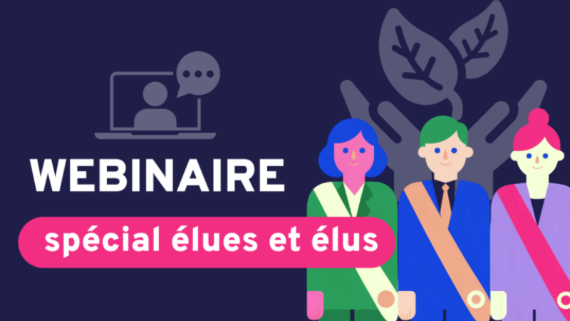 Illustration webinaire spécial élues et élus Commande publique durable